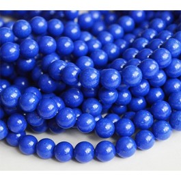 Lapis Lazuli 8mm sünteetiline sinine, ava 1mm, pakis 10 tk
