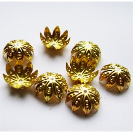 Kuldne helmekübar 10mm, 1 tk