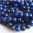 Lapis Lazuli  8mm looduslik kivi värvitud, ava 1mm, pakis 10 tk.