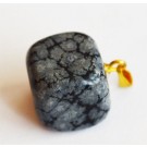 Lumehelbe obsidian 20x11mm looduslik, 1 tk