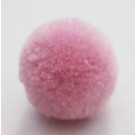 Polüestervillast pom-pom pall 20mm lillakasroosa, 1 tk.  Ei saa saata liht- ega tähitud maksikirjaga.