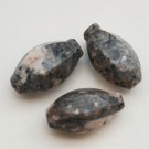Naturaalne kivi Seesam Jaspis 19x12mm hallikirju, 1 tk