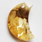 Swarovski Moon Pendant 30mm Crystal Golden Shadow, 1 tk