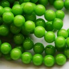 Jadeiit 8mm looduslik värvitud roheline, 1 tk