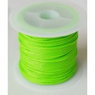 Вощеный шнур синтетичный 1,0мм, желто-зеленый,  в упаковке 1 рулон 10 м