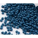 Китайский бисер  12/0 (2x1,5мм) синий, отверстие 0,7мм, 5 гр.