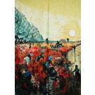 Кашемировый мягкий шарф   180х70см, Картины известных художников 19 века - 1 шт. Отправка через посылочный автомат.