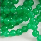 Jadeiit 8mm looduslik värvitud roheline, 1 tk