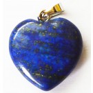 Lapis Lazuli riipus 20x23mm luonnonkivi messinkikoukulla, 1 kpl pakkauksessa