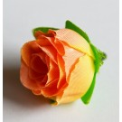 Silkki ruusuja 30mm oranssi, 1 kpl
