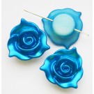 Akryylihelmi kukka 21x21mm sininen, 1 kpl