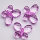 Akryylihelmi Perhonen 17x13mm vaalea lila, 1 kpl