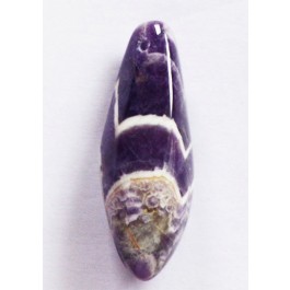 Amethyst pendant  56х22mm natural,  1 pcs