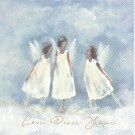 Decoupage napkin Angels 25x25cm, 1 piece per package