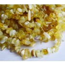 Yellow Opal chips 5-8mm natural, about 42cm, - 1 pcs