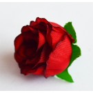 Silk Roses 30mm dark red, 1 pcs