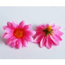 Silk Flowers 40mm dark pink, 1 pcs
