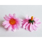 Silk Flowers 40mm pink, 1 pcs