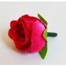 Silk Roses 30mm rose-red, 1 pcs
