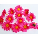 Silk Flowers 40mm hot pink, 1 pcs