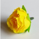Silk Roses 30mm yellow, 1 pcs
