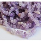 Jade chips 4-12mm natural, lilac, 40-41cm, 1 pcs