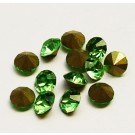 Klaaskristall 5,6mm koonus, roheline,  1 tk