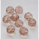 Glass beads 14mm faceted, 1 pcs