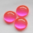Resin cabochons 12mm pink, 1 pcs