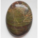 Jasper gemstone cabochons 40x30mm oval natural, 1 pcs